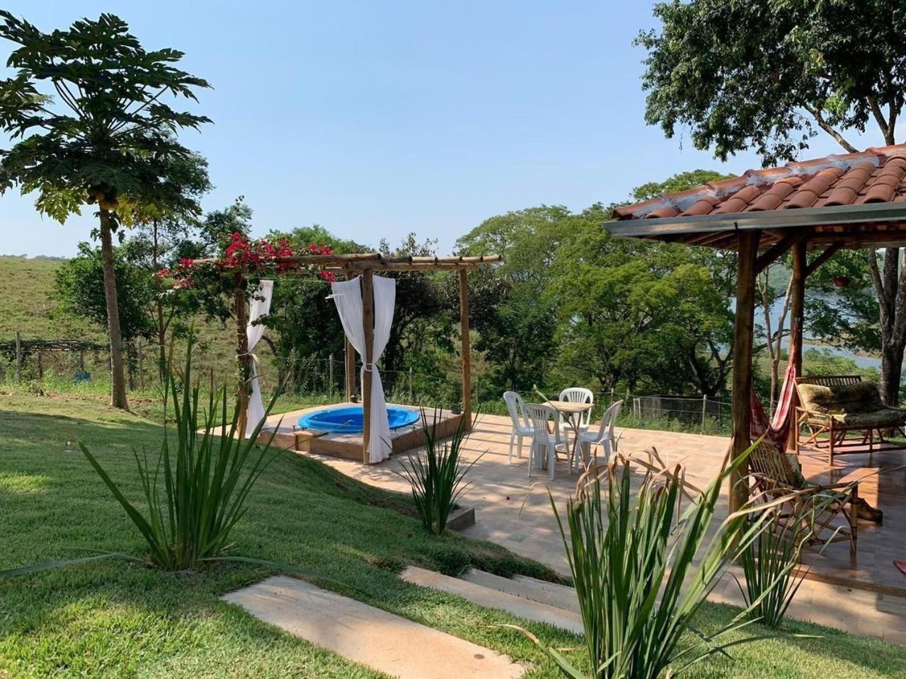Chale Com Jacuzzi Vista Do Lago Alexania Buitenkant foto